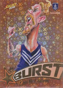 2018 Select Footy Stars - Starburst Caricatures Orange #SP23 Cameron McCarthy Front